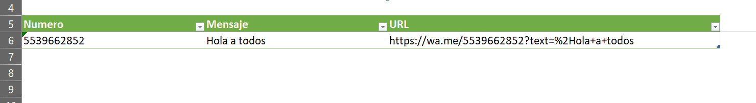 Macro para enviar Whatsapp desde Excel. Otra forma de manejar el problema.