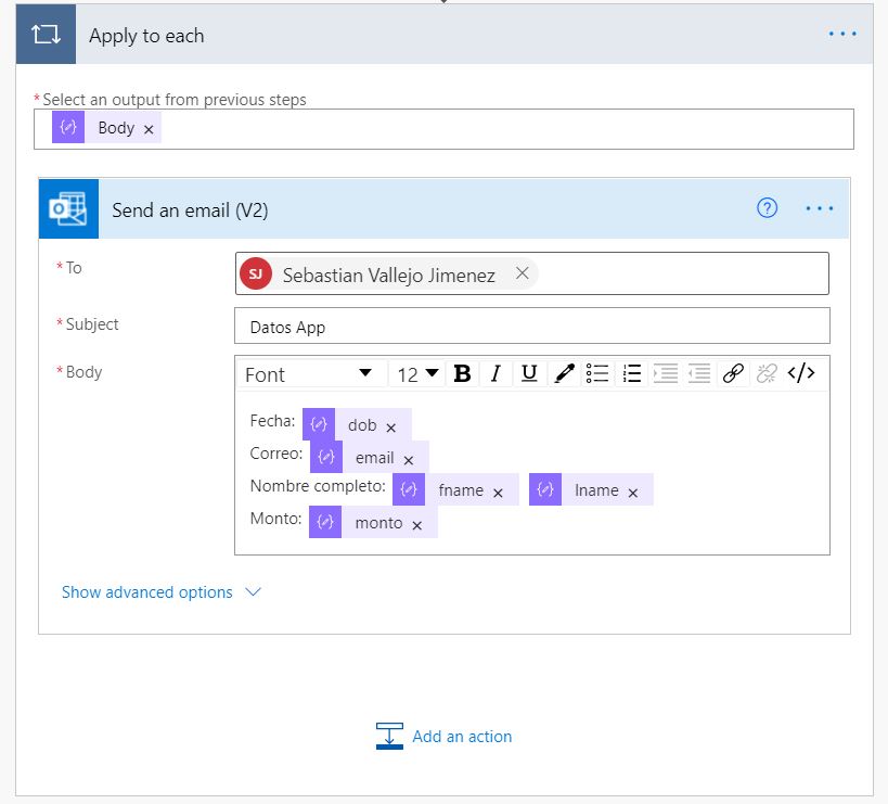 Power Automate: objetos JSON desde PowerApps y como usarlos.