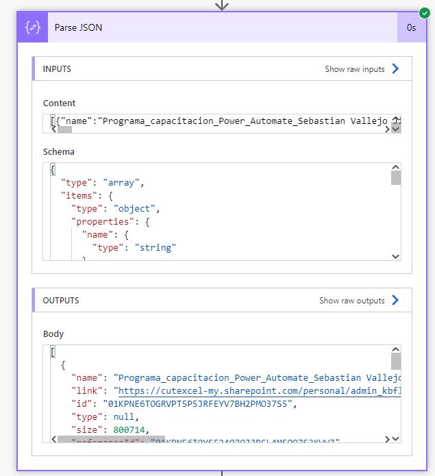 Power Automate archivos Forms 3