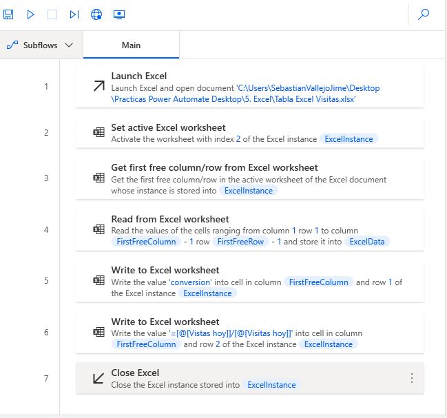 Power Automate Desktop: Manejo básico de archivos Excel