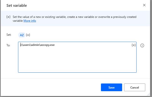 azure blob power automate desktop 1